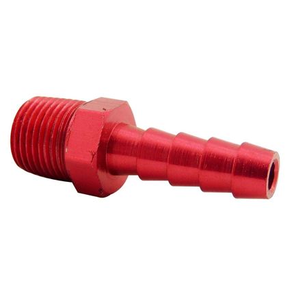 Espigao-em-aluminio-anodizado-vermelho-medindo-1-8NPT-x-6mm Espigao-em-aluminio-anodizado-vermelho-medindo-1-8NPT-x-6mm
