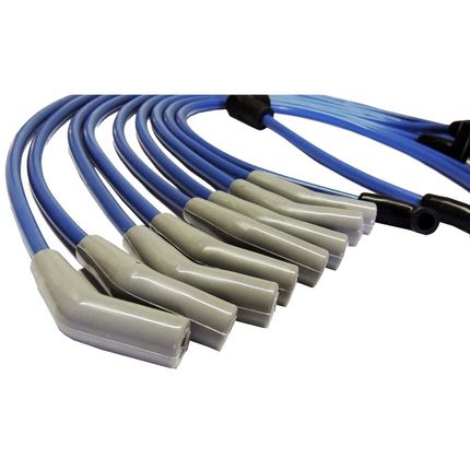 Cabos-de-vela-de-silicone-de-90mm-para-V8-Small-Block---Azul Cabos-de-vela-de-silicone-de-90mm-para-V8-Small-Block---Azul