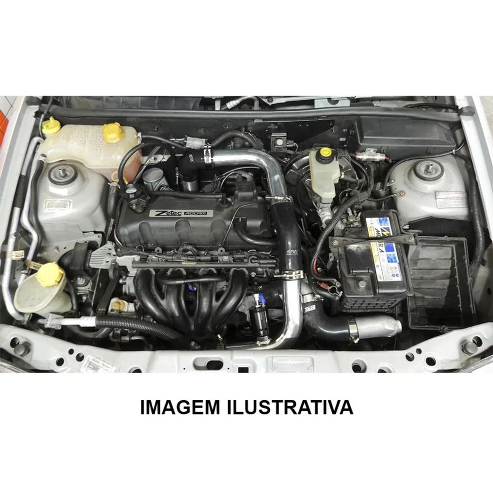 Kit Turbo Ford Zetec Rocam padrão T3 - COM TURBINA SPA16 - spaturbo