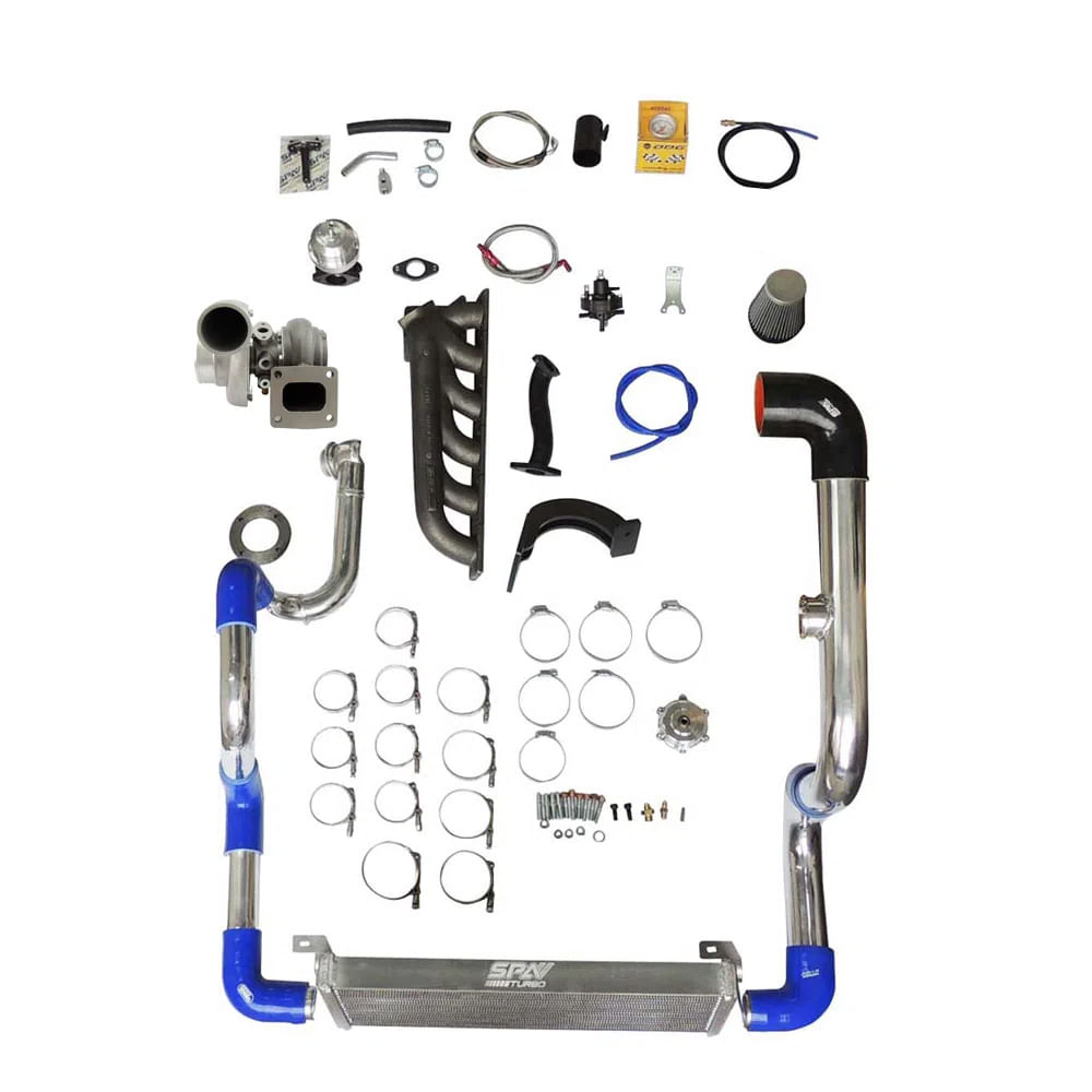Kit Turbo Completo BMW E36 323 325 328 com Turbina .70 e Intercooler