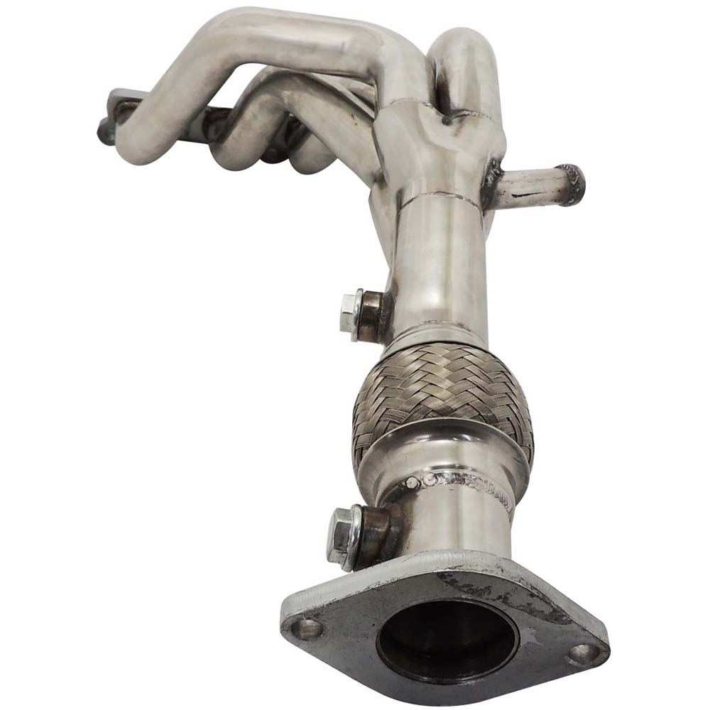 Coletor de escapamento em aço inox polido 4x2x1 para Ford New Fiesta ...