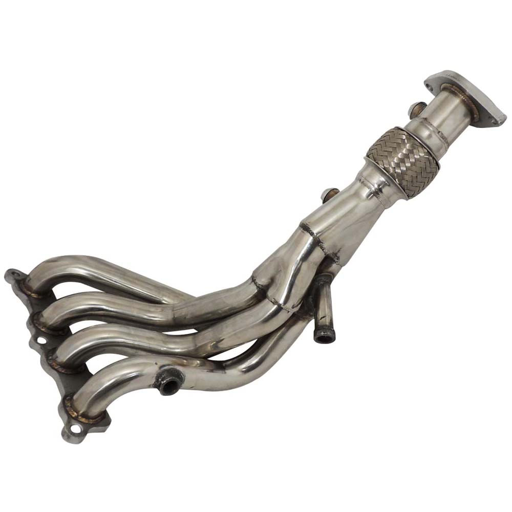 Coletor de escapamento em aço inox polido 4x2x1 para Ford New Fiesta ...